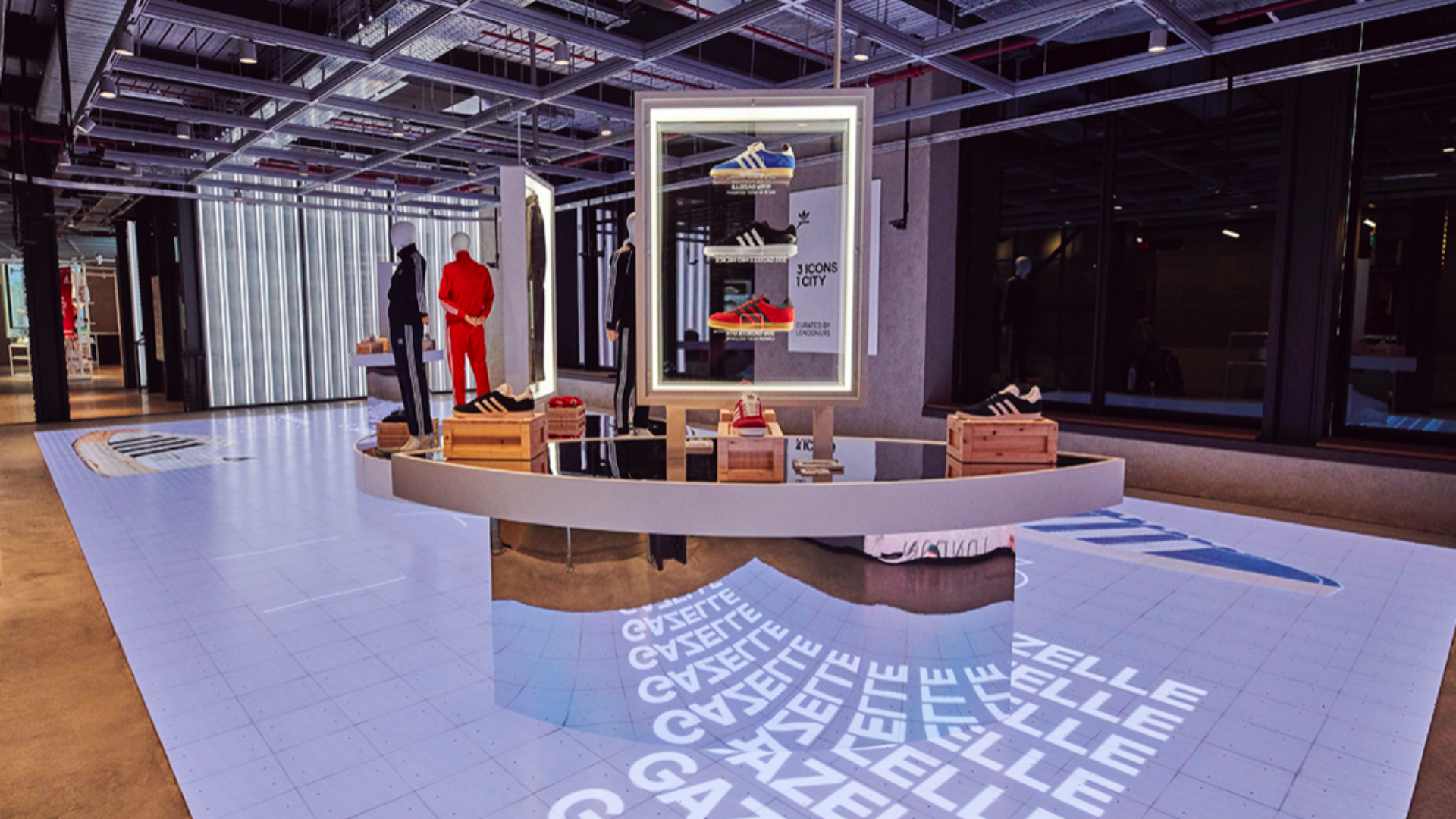 The Adidas LDN Flagship unveiled in October 2019 presents a whole new vision of store design: sustainable, digital, creative, community minded & with local flavour.